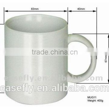 Heat transfer white blank mugs for sublimation wholesale