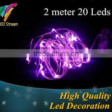 2 Meter christmas led string lights Pink
