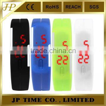 New coming rubber bracelet led silicone watch candy color new coming