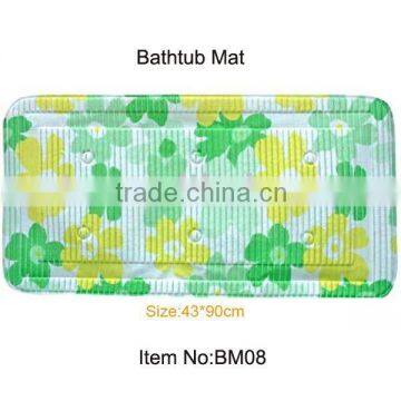 PVC Foam Safety Bathtub Mats with suction cups