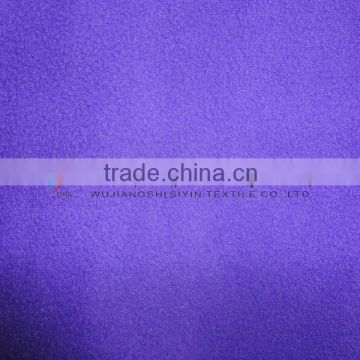 purple plain stretch fabric bonded micro polar fleece fabric