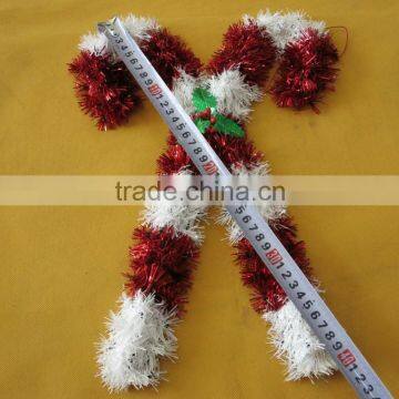 40cm & 13cm PET Classic Crutch Christmas Hanging Decoration photo-2