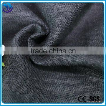 hot sale 55% rayon 45% linen plain weave fabric for garment making