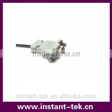 INST d-sub 9 pin connector with cable plug