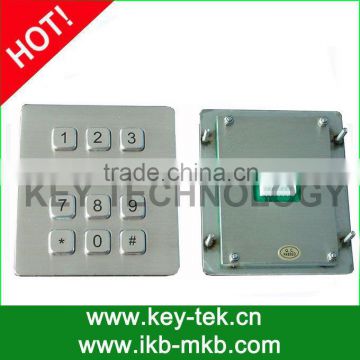 Explosionproof industrial numeric stainless steel keypad