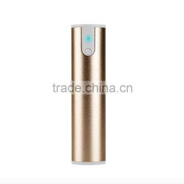 OPPUM 2000mAh lipstick battery charger portable power bank 18650 lithium 5V 1A powerbank VT-260S