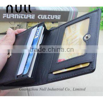 Top Layer Cow Genuine Leather Man Exquisite Wallet China Supplier Purse photo-3