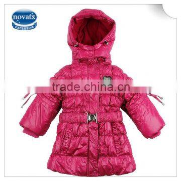 (F4509) 2-6y multi colors nova kids wear children winter hoody coats down child garments warm clothes for girls