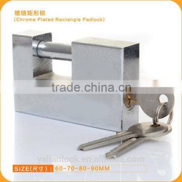 OEM Yalian Brand Cheap Multifunctional Chrome Plated Rectangle Padlock