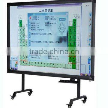 multitouch smart wheeled stand smart board finger touch,quality interactive whiteboard for education