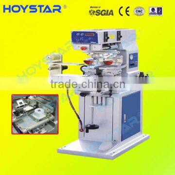 precision pad printing machines China,two color pad printing machine with conveyor and automatic cleaning system