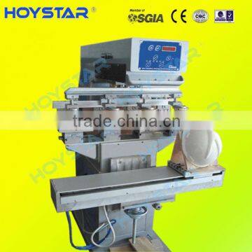 4 color helmet pad printing machine with shuttle table