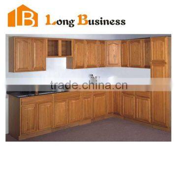 LB-JL1245 Solid wood kitchen cabinets pantry tall cabinet