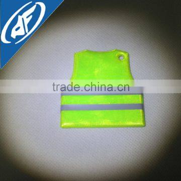 PVC Reflective safety key accessories & Vest shape