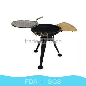 2015 Zhejiang Yongkang hot sale balcony bbq grill cast iron charcoal bbq grill for home use camping