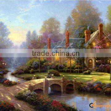 custom cheap quality paper oil painting printing