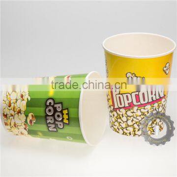 32oz disposable paper popcorn cup container