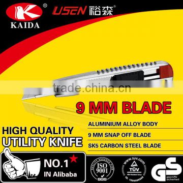 Aluminium Alloy 9mm art knife