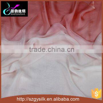 wholesale gradient silk chiffon fabric