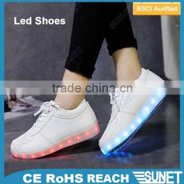 2016 new product LED USB Charge led strip flashing light led sneakers