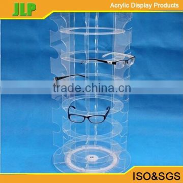 2016 JLP 5 tiers acrylic sunglasses rotating display stand