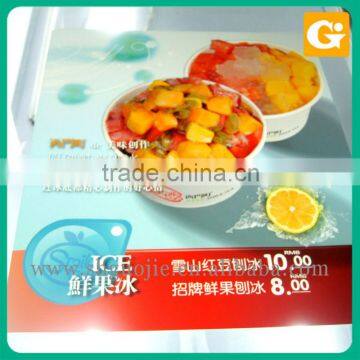 High Resolution Printing Food Film, Backlit Film Poster