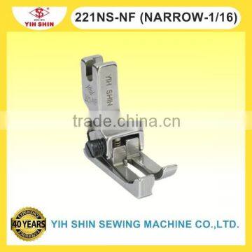 Industrial Sewing Machine Parts Needle Feed Machine Compensating Feet For KNIT Single Needle 221NS-NF (NARROW-1/16) Presser Feet