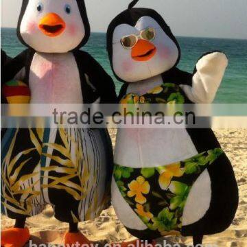 HI wholesale advertising cartoon character penjuin costumes for kids