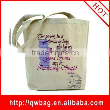 China Wholesale Customized Logo Printed Canvas Cotton Tote Bag