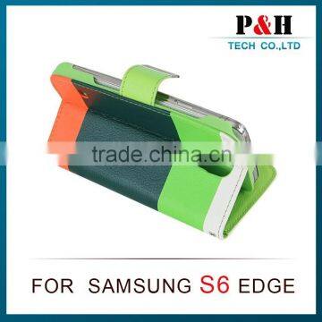 Ultra Slim View Leather Case For Samsung Galaxy S6 Edge photo-4