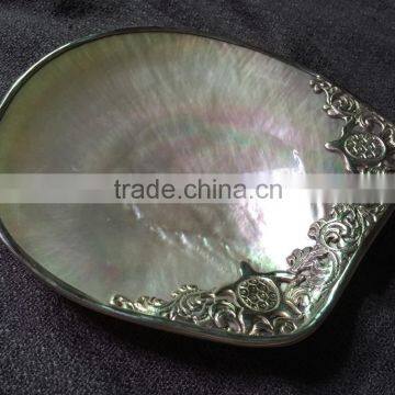 Silver shell / MOP plate