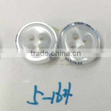 4 holes 16L resin shirt buttons