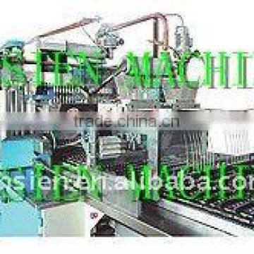 Automatic lollipop depositingline (PLC Controlled)--with stick automatic inserting system