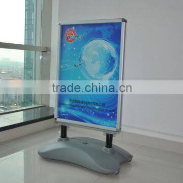 Good quality A board pavement sign plastic water base,20*30 forecourt poster display