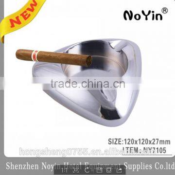 Triangle Stainless steel ashtrays in bulk from china factory