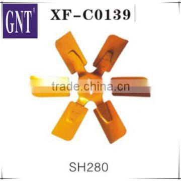 excavator fan blade for sh280