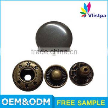 Fashion Wholesale Quality Metal 18mm Custom Printed Snap Buttons photo-3