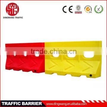 Rotational molding3 holes beam road barrier