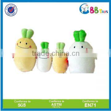 Custom Vegetale and fruit plush toy Stuffed Soft carrot shaped toys for Kids