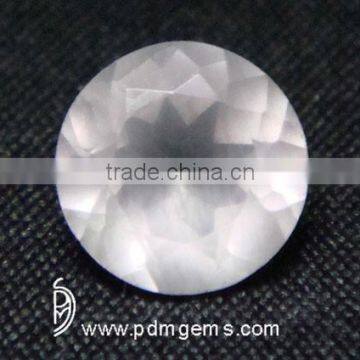 Rose Quartz Round Cut For Diamond Pendant From Wholesaler