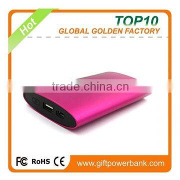 high conversion efficiency credit card power bank 8000mAh portable