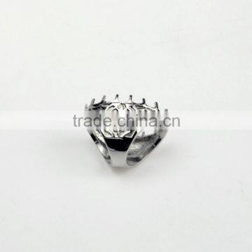 Hot sell in Indonesia fashion gemstone ring man titanium