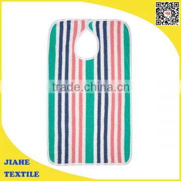 terry adult bibs with hook and loop closure