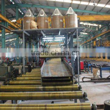 Horizontal H beam assembly and welding production line