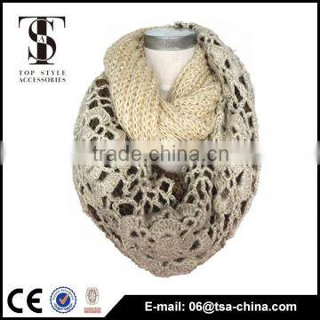 Custom Design Logo Jacquard Promotion knit Acrylic scarf