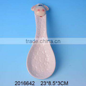 High Quality Ceramic Kitchen Spoon Rest With Sheep Design,ceramic Sheep Kitchen Spoon Holder