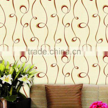 very elegant and sunshine vinyl paper/simple design wallpaper