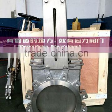 12" SS304 Non rising stem Knife gate valve