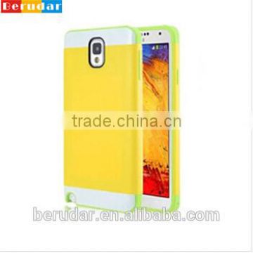 Factory cheap price oem simple color soft rubber case for samsung note 3