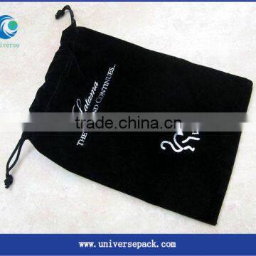 Drawstring Velvet Pouches Gift Bag With Logo Printing